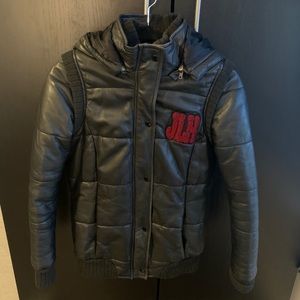 Johnny Leave Home real leather winter jacket